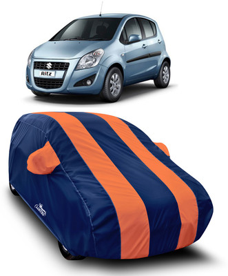 XAFO Car Cover For Maruti Suzuki Ritz (With Mirror Pockets)(Orange)