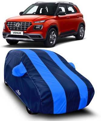 XAFO Car Cover For Hyundai Venue (With Mirror Pockets)(Blue)