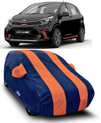 XAFO Car Cover For Kia Picanto (With Mirror Pockets)(Orange)