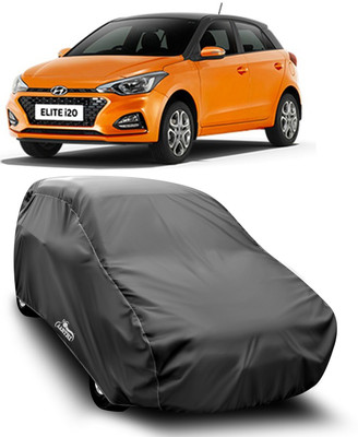 XAFO Car Cover For Hyundai Elite i20 (With Mirror Pockets)(Grey)