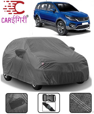 Carigiri Car Cover For Tata Hexa (With Mirror Pockets)(Grey)