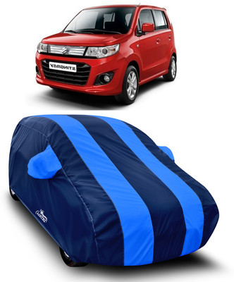 XAFO Car Cover For Maruti Suzuki WagonR Stingray (With Mirror Pockets)(Blue)