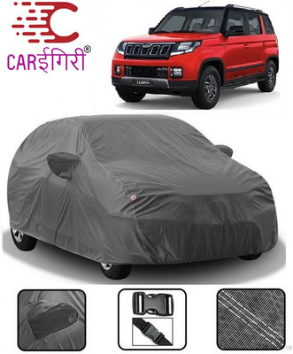 Carigiri Car Cover For Mahindra TUV300 (With Mirror Pockets)(Grey)