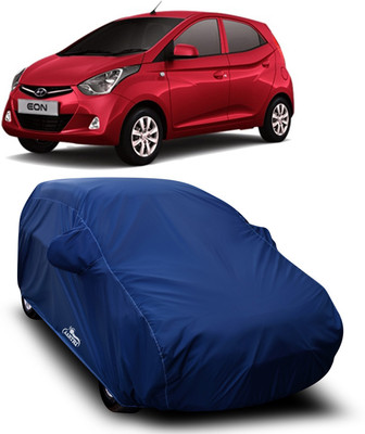 XAFO Car Cover For Hyundai Eon (With Mirror Pockets)(Blue)
