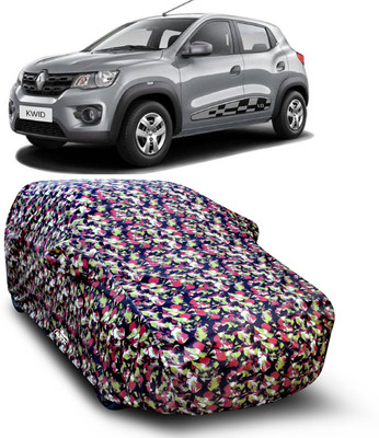 XAFO Car Cover For Renault Kwid (With Mirror Pockets)(Multicolor)