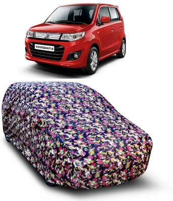XAFO Car Cover For Maruti Suzuki WagonR Stingray (With Mirror Pockets)(Multicolor)
