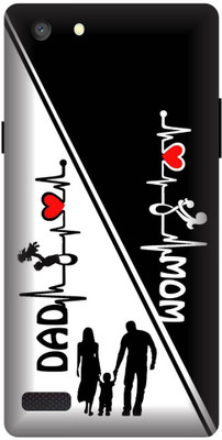 Artage Back Cover for OPPO Neo 7(Black, White)
