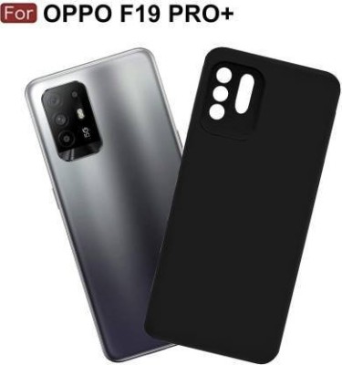 VISHZONE Back Cover for Oppo F19 Pro Plus(Black, Grip Case, Silicon, Pack of: 1)