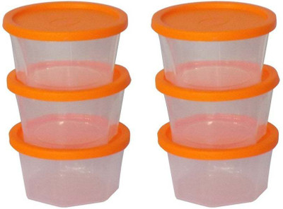 NILORO Plastic Utility Container  - 200 ml(Pack of 6, Multicolor)