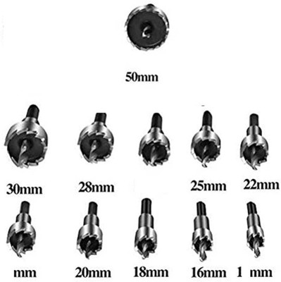 uptodatetools HSS Hole Saw Kits for Metal, 12 pcs 14-50mm