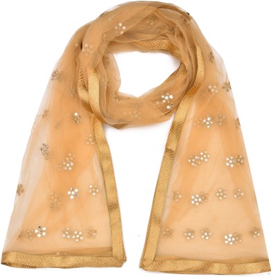 YOUTHQUAKE Net Embellished Women Dupatta