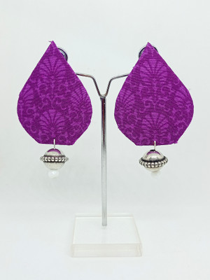 Aara AARA PURPLE STUD Fabric Stud Earring