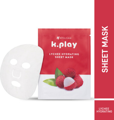 MyGlamm K.PLAY LYCHEE HYDRATING SHEET MASK(20 g)