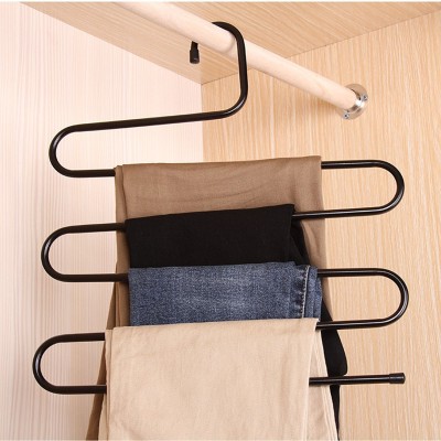 HOUSE OF QUIRK Steel Trousers Hanger For  Trousers(Black)