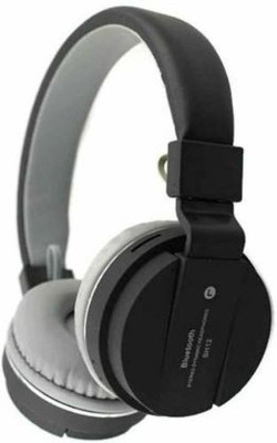 GUGGU VIK_591T_SH12 Over the head Bluetooth Headset Bluetooth(Black, On the Ear)