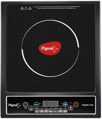 Pigeon by Stovekraft 1800 W Induction Cooktop Push Button(Black, RAPIDO CUTE)