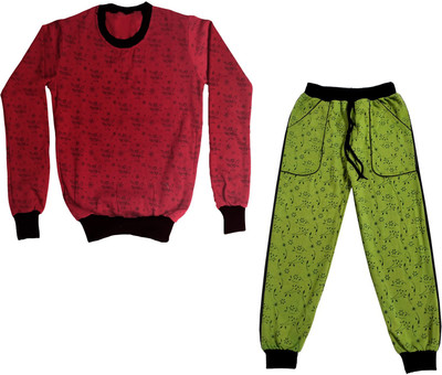 Indistar Boys & Girls Casual Sweatshirt Track Pants(Multicolor)