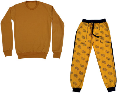 KAVYA Boys Casual Sweatshirt Track Pants(Multicolor)