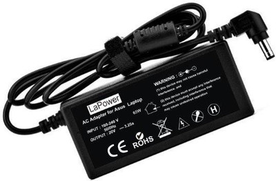 Lapower X72F-TY044V, X72F-TY205V, X72VM 65 W Adapter(Power Cord Included)