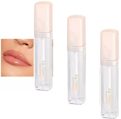 YAWI Supreme Shine Transparent Pack Of Three Color Lip Gloss(18 ml, Transparent)