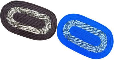Rylie PP (Polypropylene) Floor Mat(Multicolor, Medium, Pack of 2)