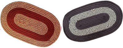 Rylie PP (Polypropylene) Floor Mat(Multicolor, Medium, Pack of 2)