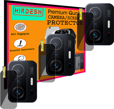 HIRDESH Back Camera Lens Glass Protector for XIAOMI 11T PRO 5G(Pack of: 3)