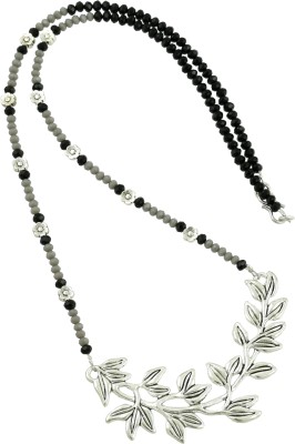 HIGH TRENDZ Ethnic Antique Oxidised Silver Plated Alloy Necklace