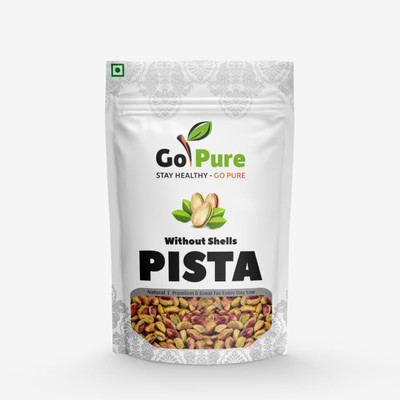 Gopure PREMIUM PISTA WITHOUT SHELL Roasted Gram(500 g)