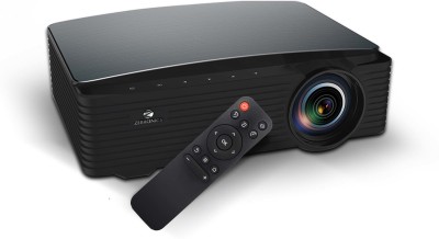 ZEBRONICS Zeb-Pixa Play 16 Smart & 1080 FHD with E-Focus, App Support (4000 lm / 1 Speaker / Remote Controller) Projector(Black)