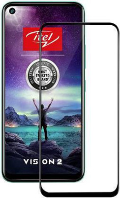 LIKEDESIGN Edge To Edge Tempered Glass for Itel Vision 2(Pack of 1)