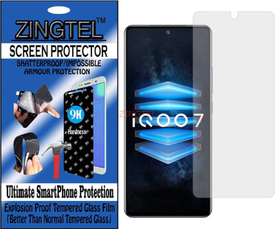 ZINGTEL Impossible Screen Guard for VIVO IQOO 7(Pack of 1)