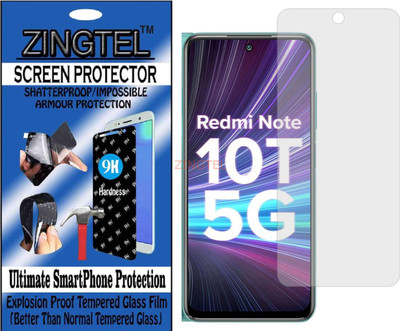 ZINGTEL Impossible Screen Guard for XIAOMI NOTE 10T 5G(Pack of 1)