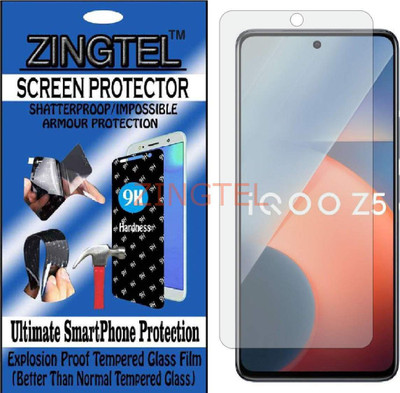 ZINGTEL Impossible Screen Guard for VIVO IQOO Z5 5G(Pack of 1)