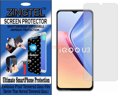 ZINGTEL Impossible Screen Guard for VIVO IQOO U3(Pack of 1)