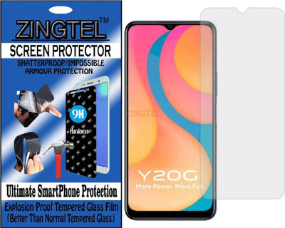 ZINGTEL Impossible Screen Guard for VIVO Y20G(Pack of 1)