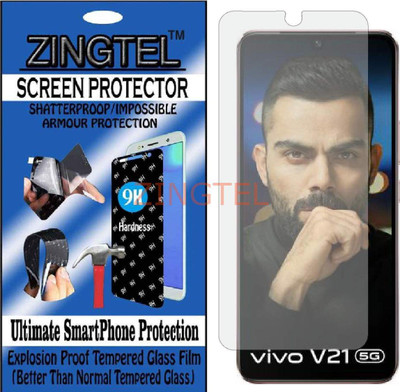 ZINGTEL Impossible Screen Guard for VIVO V21(Pack of 1)