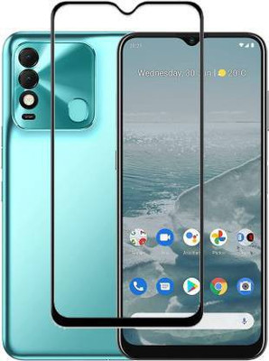 SVK Edge To Edge Tempered Glass for TECNO SPARK 8(Pack of 1)