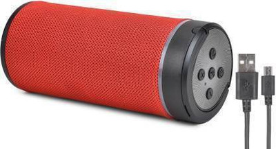 Treadmill KT-125 Portable Mini Blutooth Speaker Ultra High Bass Power Boost Sound with Siri Assistant Smart Speaker(Red)
