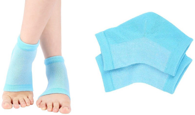 Retail basket Silicone Gel Heel Socks for Dry Hard Heel Support
