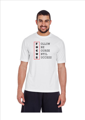 APMANTRA Typography Men Round Neck White T-Shirt