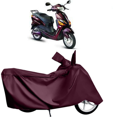 KEDIT Two Wheeler Cover for Hero(Electric Optima, Maroon)