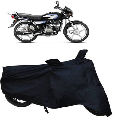 Amozkart Two Wheeler Cover for Hero(Splendor, Black)