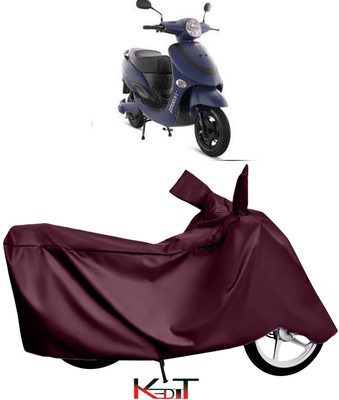 KEDIT Two Wheeler Cover for Hero(Electric, Maroon)
