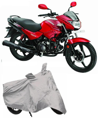 ReeTech Two Wheeler Cover for Hero(Glamour, Silver)