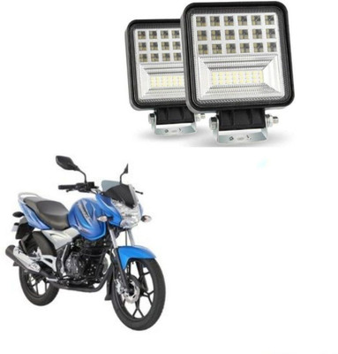 AUTOGARH 42 LED Square Fog Light for Bajaj DiScover ST Fog Lamp Motorbike LED for Bajaj (12 V, 126 W)(Discover 100 DTS-i, Pack of 2)