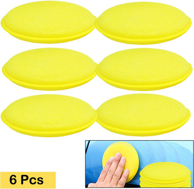Znee Smart Microfiber Vehicle Washing  Sponge(Pack Of 6)