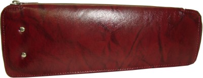 Goodluck Men & Women Maroon Genuine Leather Wallet(6 Card Slots)