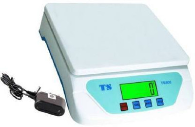 SOYEN SHYAM BABA TS Durable Ultra Light TS-500 25 kg Digital Multi-Purpose Kitchen Weighing Scale(White)