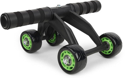 Shopeleven Exerciser Abdominal Stomach Exercise Training Equipment (4 Wheel AB Roller) Ab Exerciser(Multicolor)